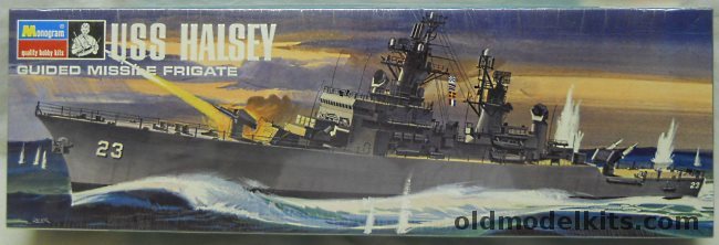 Monogram 1/415 USS Halsey Guided Missile Frigate, 6856 plastic model kit